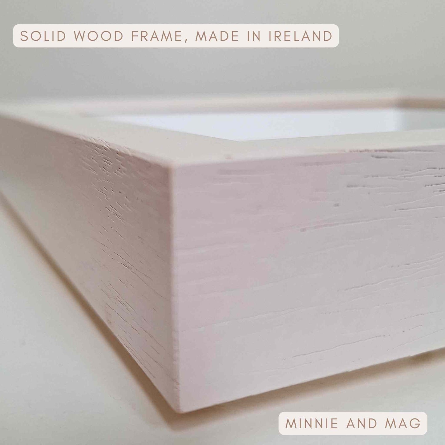 Solid Wood Picture Frame, Made in Ireland from Sustainably sourced wood